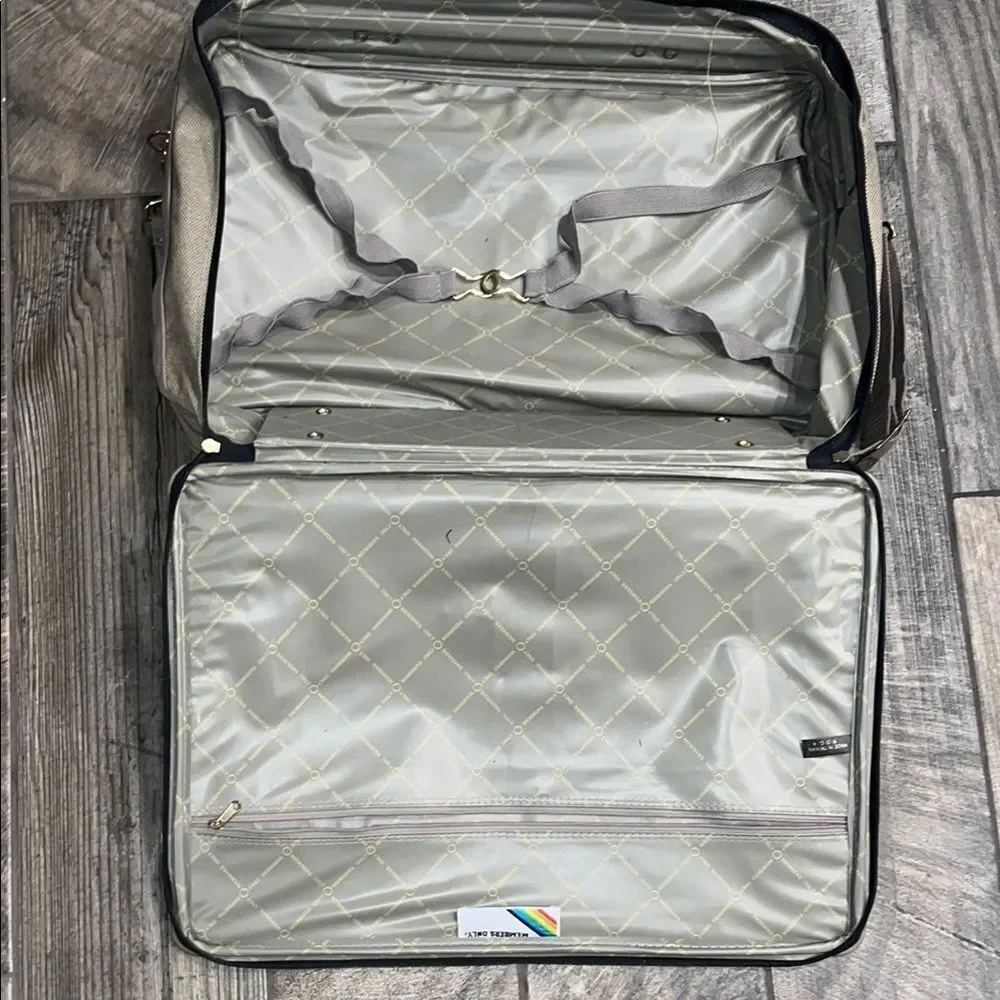 Vintage Member’s Only Men's Beige and Brown luggage